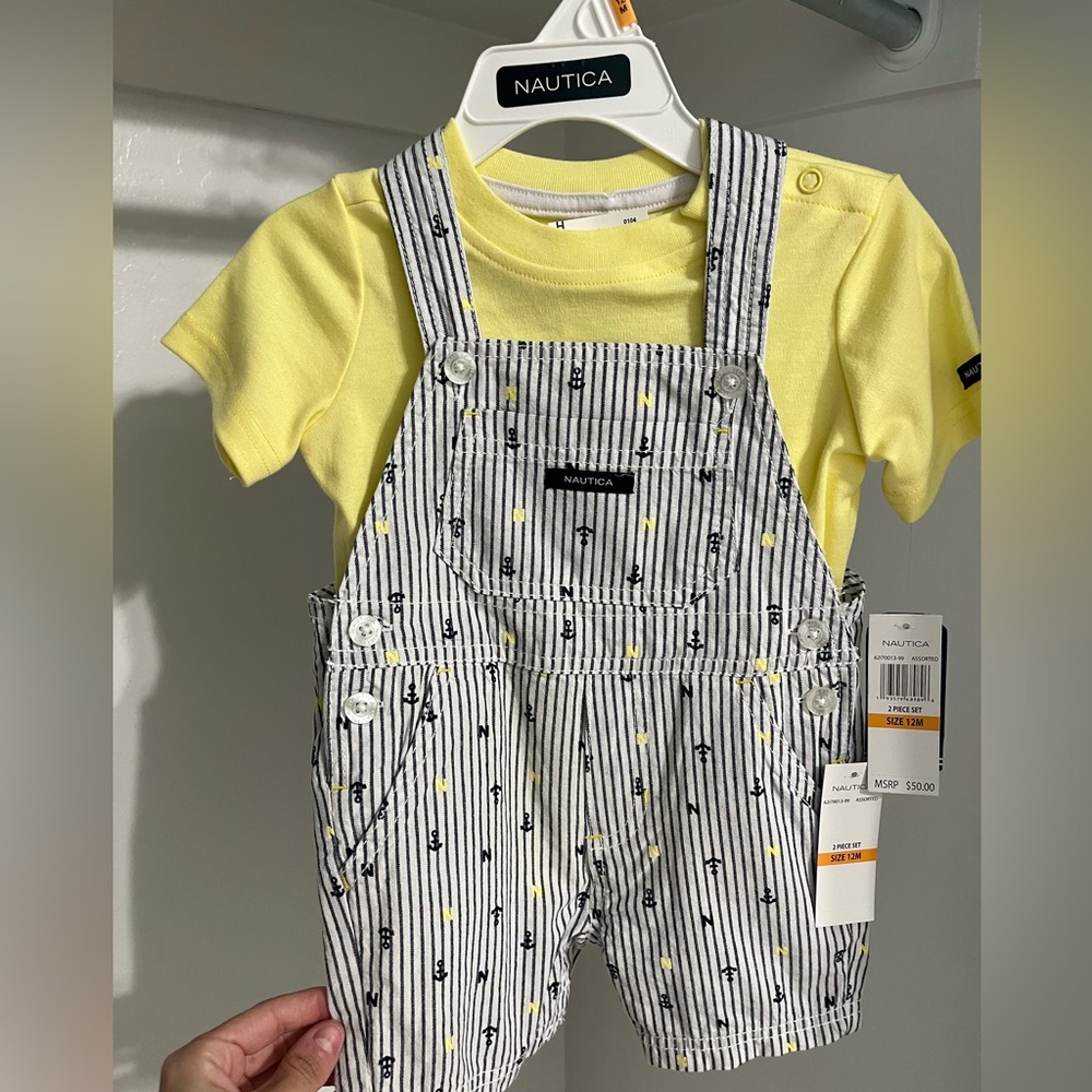 Brand new Nautica set for toddler boy size 12 mos